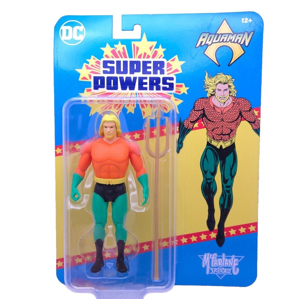DC Super Powers Aquaman Action Figure – DC Direct McFarlane Toys Collectible New